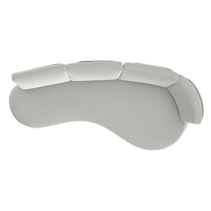 Donato loungebank in wit aluminium met lopi ash all weather sunbrella® luxe kussen