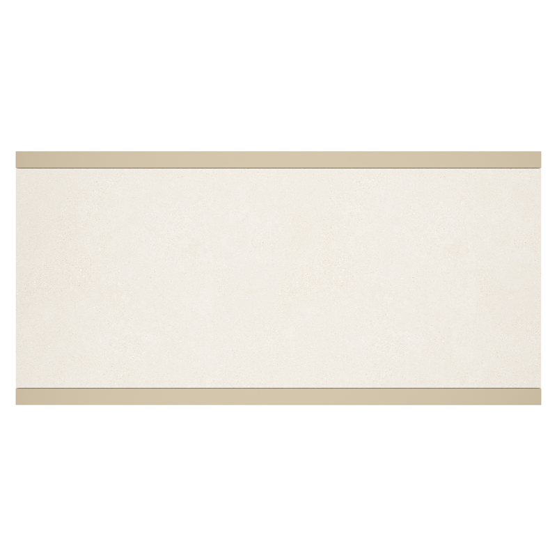 Table de jardin Calobra extensible rectangulaire en aluminium beige et sintered stone Crema minérale - Lg. 220 - 330 x Lrg. 107 x Haut. 75 cm