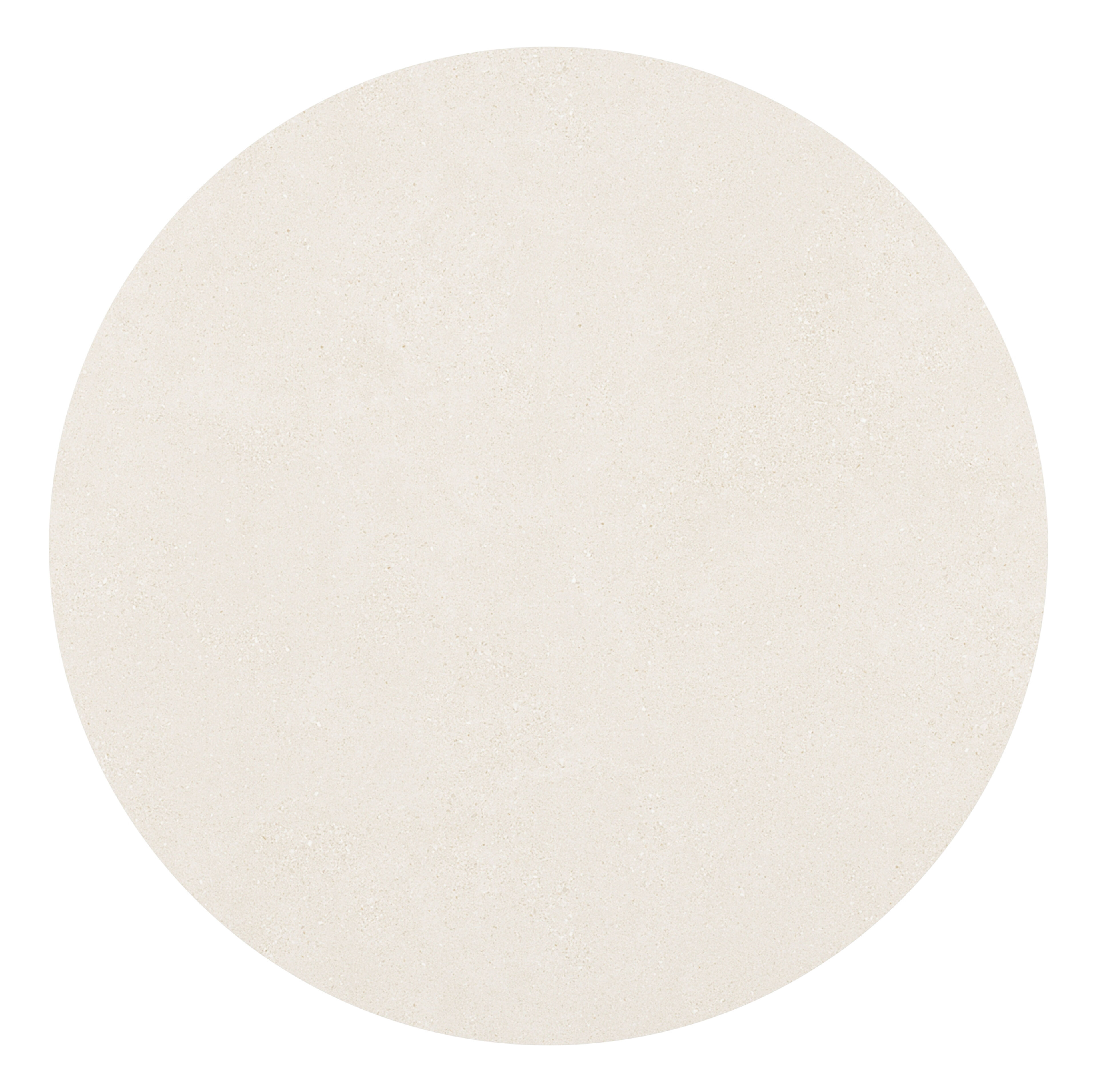 Tora tuintafel rond in beige aluminium en Beige sintered stone - Dia. 140 x H 75 cm