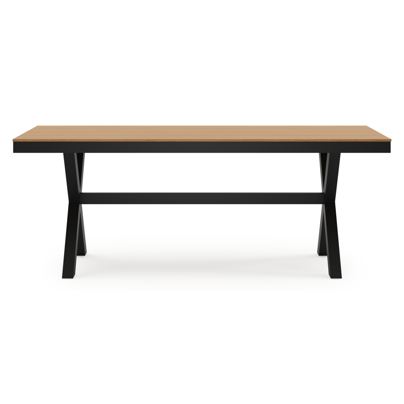 Bahia tuintafel in zwart aluminium en polywood - L 270 x B 100 x H 75 cm