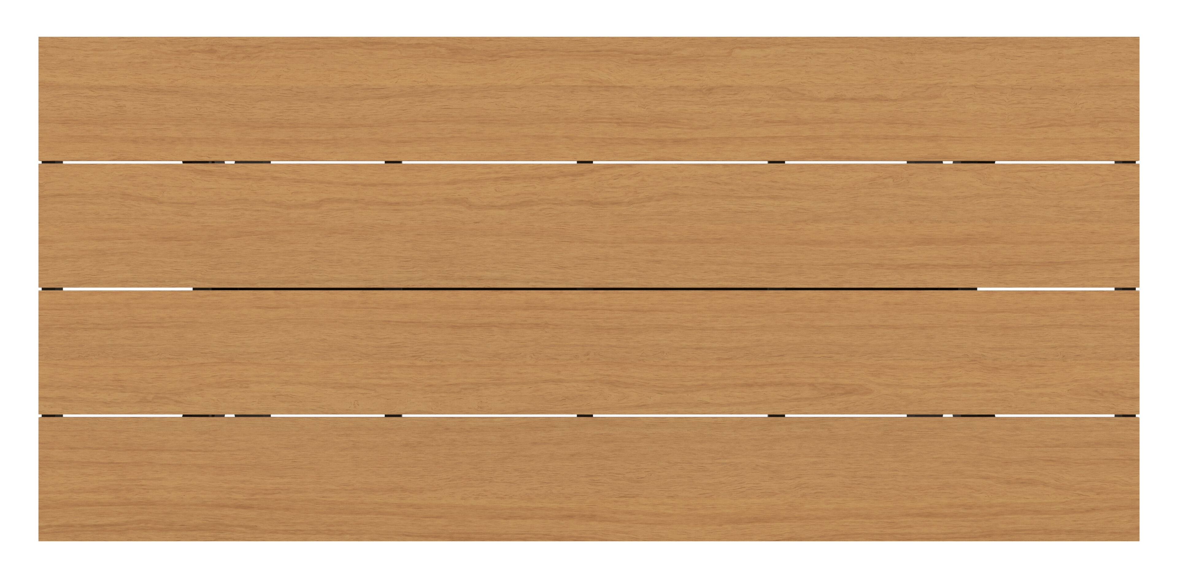 Bahia tuintafel in zwart aluminium en polywood - L 270 x B 100 x H 75 cm