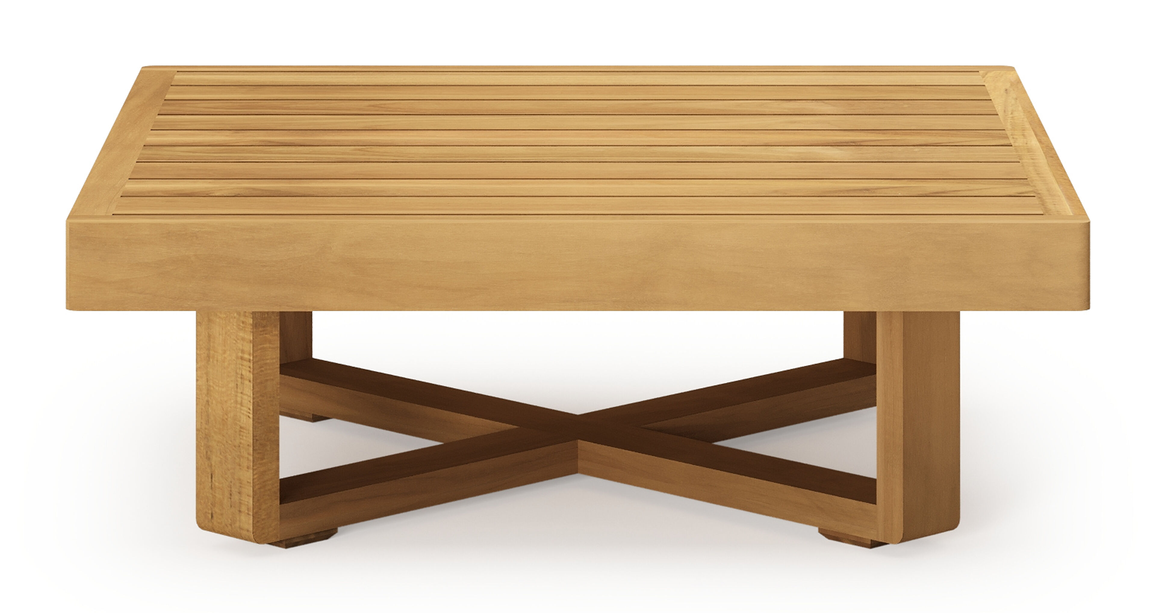 Escala loungetafel in teak - L 70 x B 70 x H 25 cm