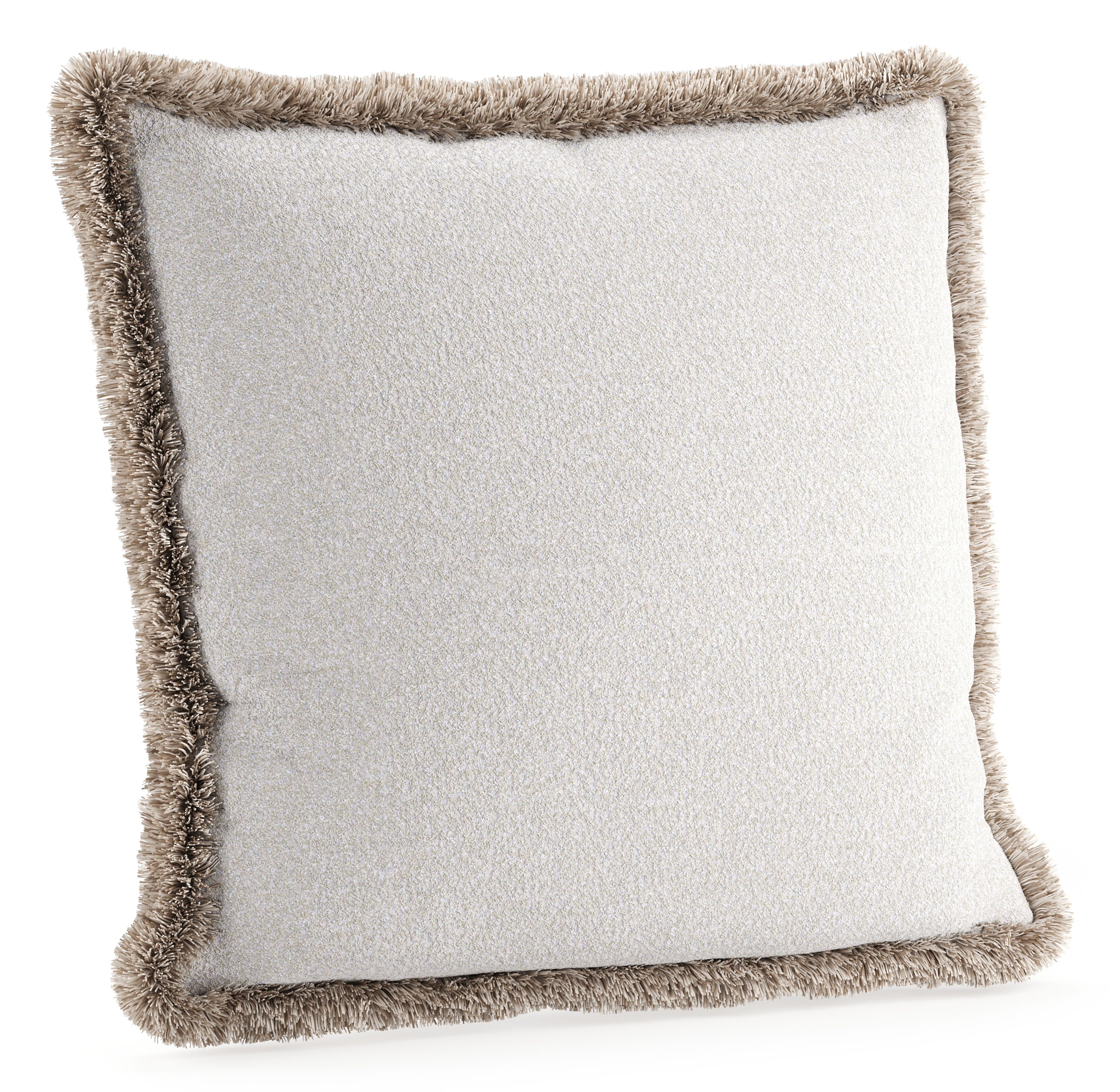Sierkussen met franjes 45 x 45 cm in all weather solica soul optik