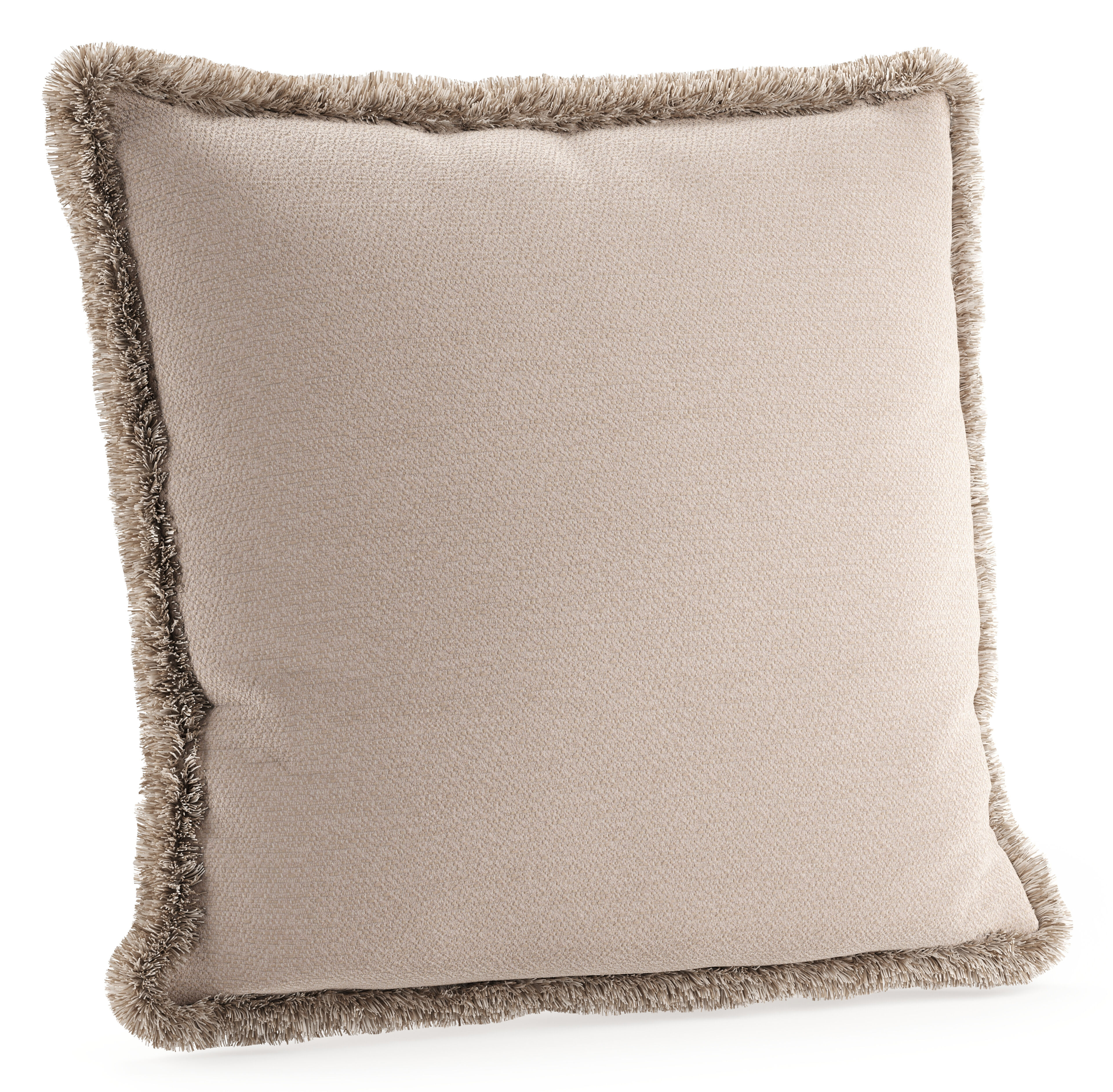 Sierkussen met franjes 55 x 55 cm in all weather sunbrella luxe wander pilat