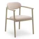 Ravo tuinstoel in beige aluminium met All Weather Sunbrella Luxe Wander Pilat kussen