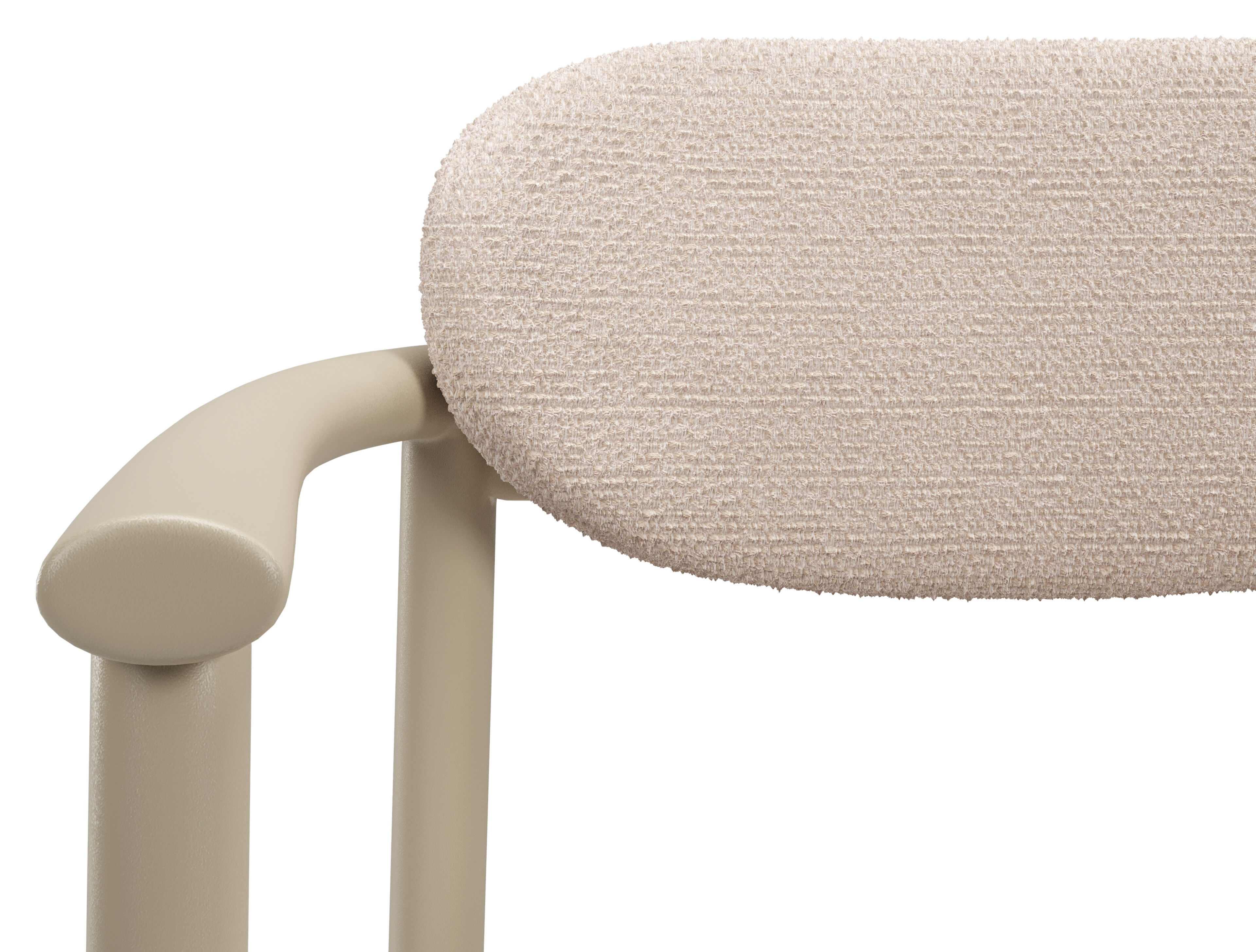 Ravo tuinstoel in beige aluminium met All Weather Sunbrella Luxe Wander Pilat kussen