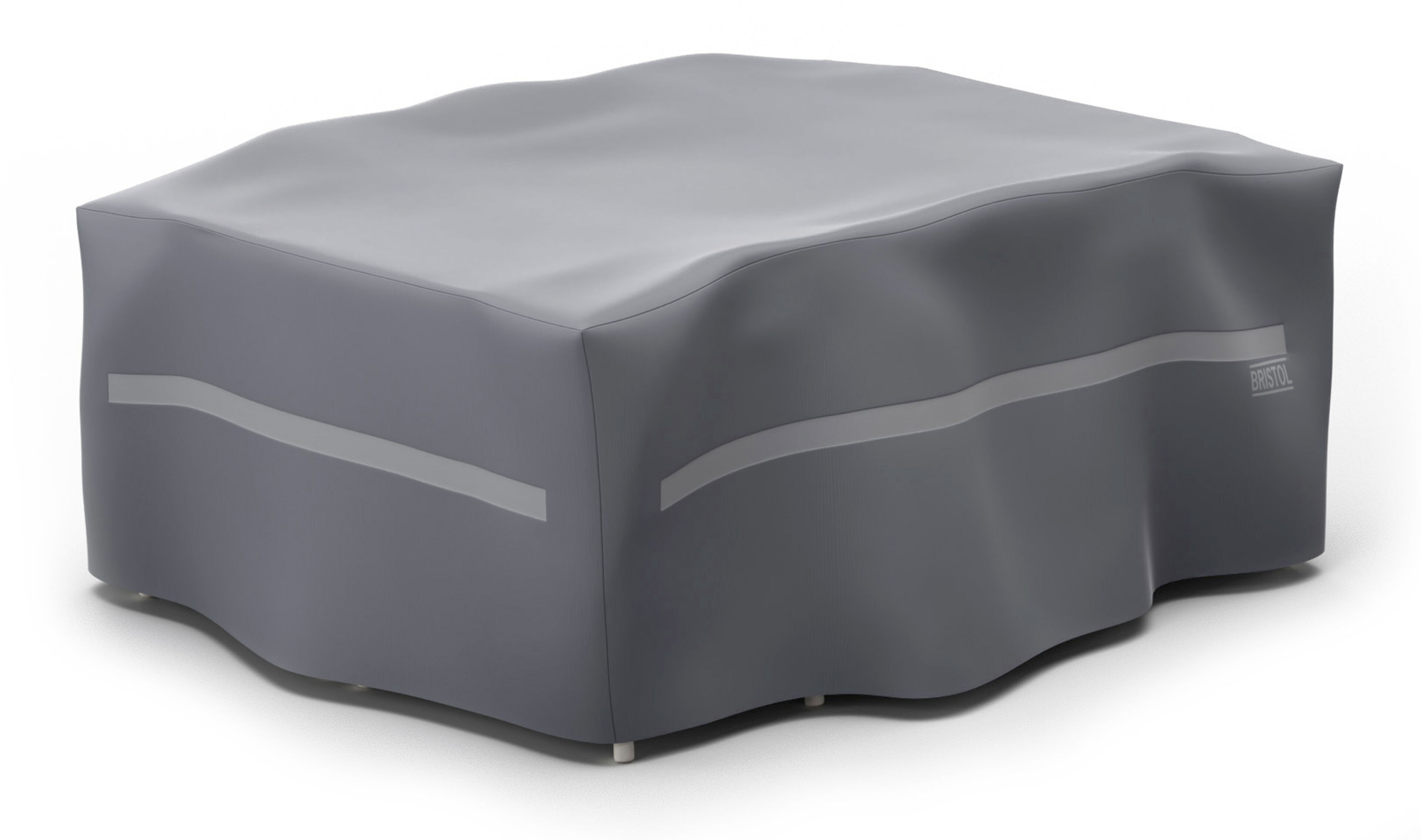 Housse de protection pour table de jardin Orso rectangulaire arrondi - Lg. 200 x Lrg. 80 x Haut. 74,5 cm