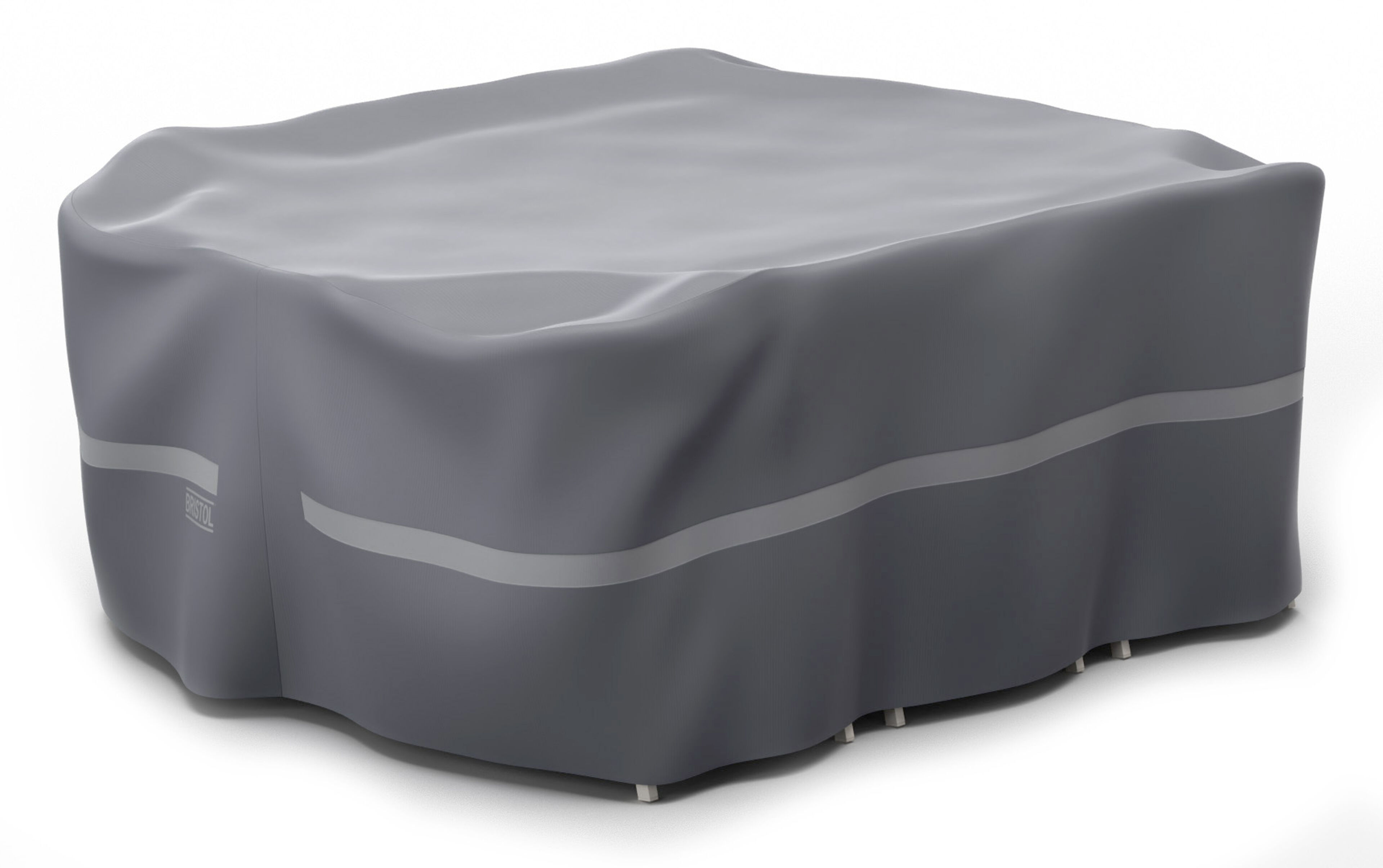 Beschermhoes voor Estella tuintafel rechthoekig afgerond - L 200 x B 100 x H 75,5 cm