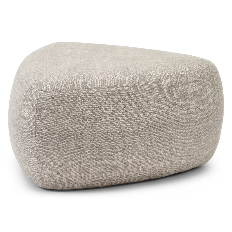 Masso lounge poef in chartres pewter all weather sunbrella® luxe - B 60 x D 60 x H 35 cm
