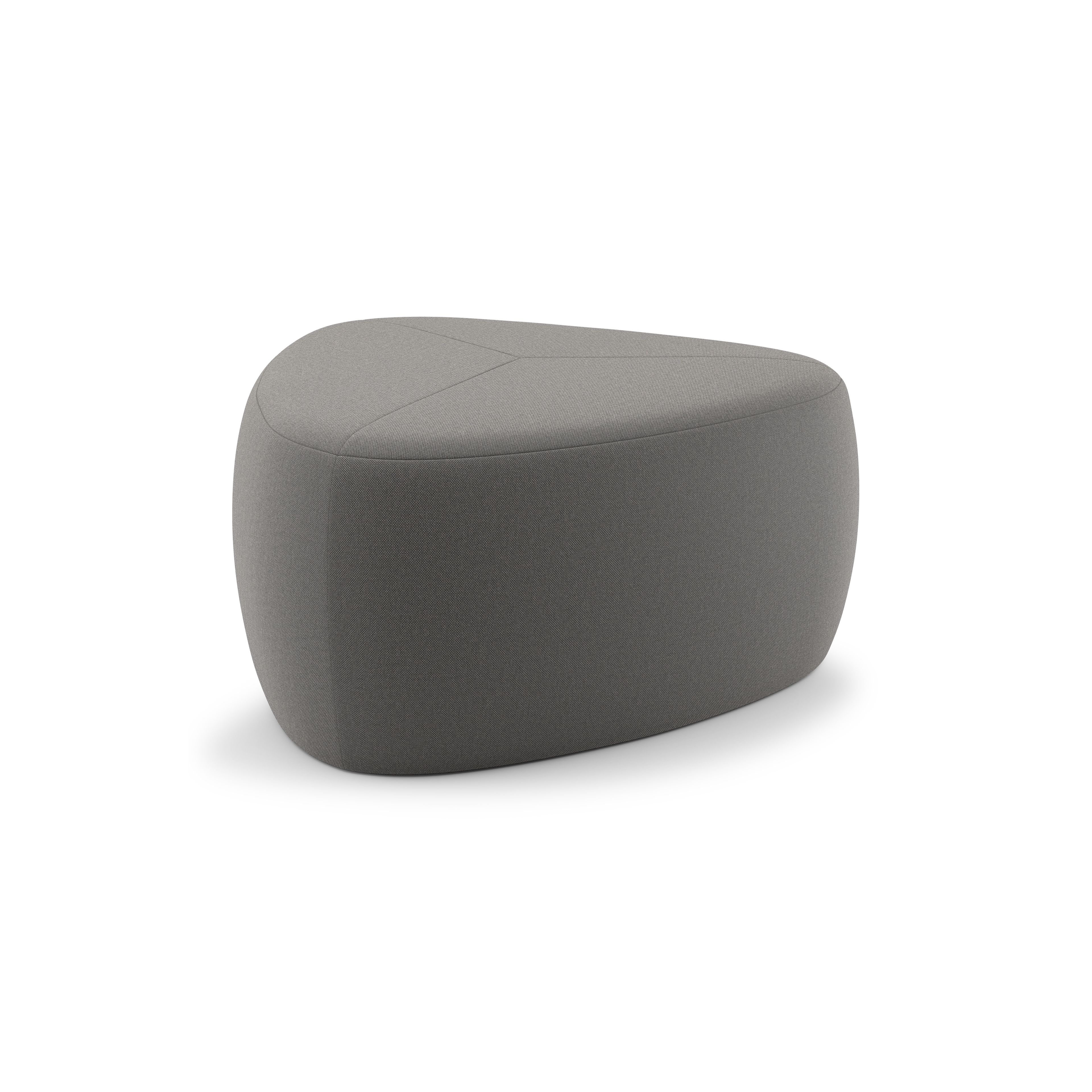 Pouf Masso en sunbrella_luxe natte dark taupe - Lg 60 x Prof 60 x H 35 cm