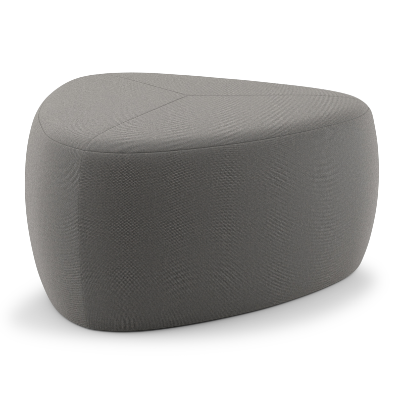 Masso lounge poef in natte dark taupe all weather sunbrella® luxe - B 60 x D 60 x H 35 cm