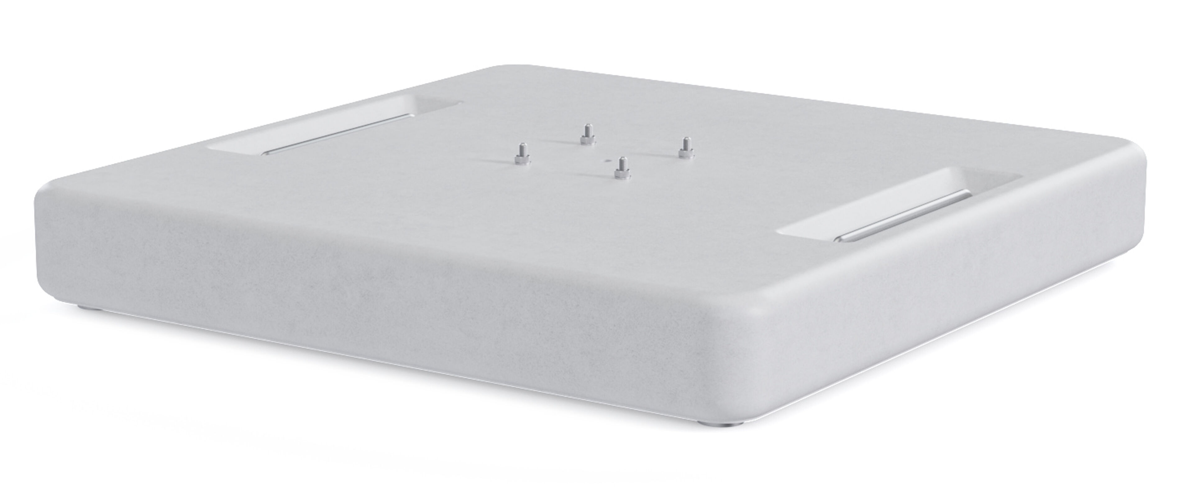 Lapido XL parasolvoet wit beton van 160 kg