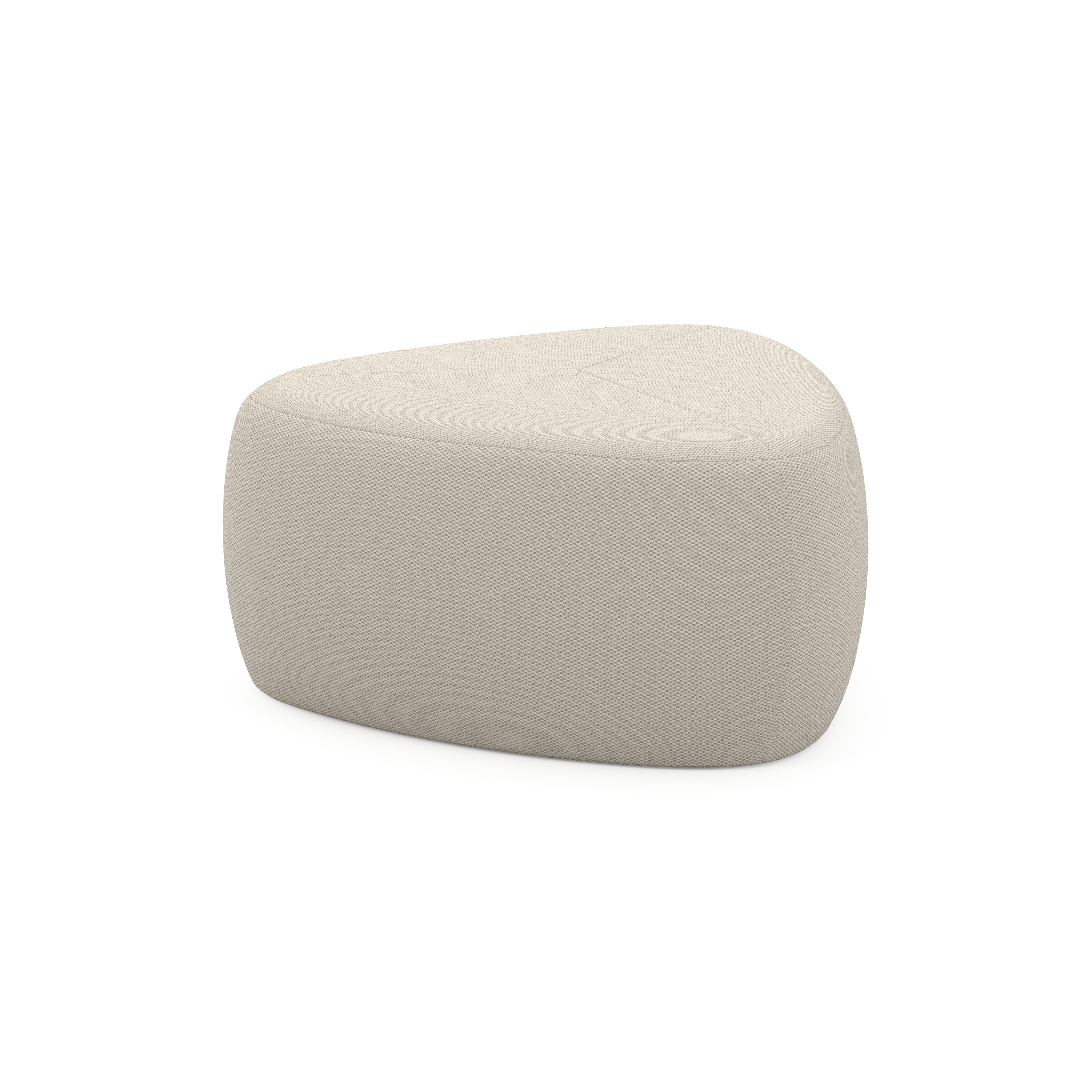 Masso lounge poef in lopi marble all weather sunbrella® luxe - B 60 x D 60 x H 35 cm