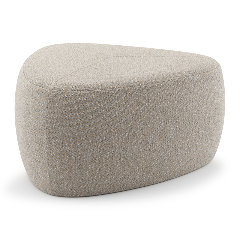 Masso lounge poef in lopi sand all weather sunbrella® luxe - B 60 x D 60 x H 35 cm