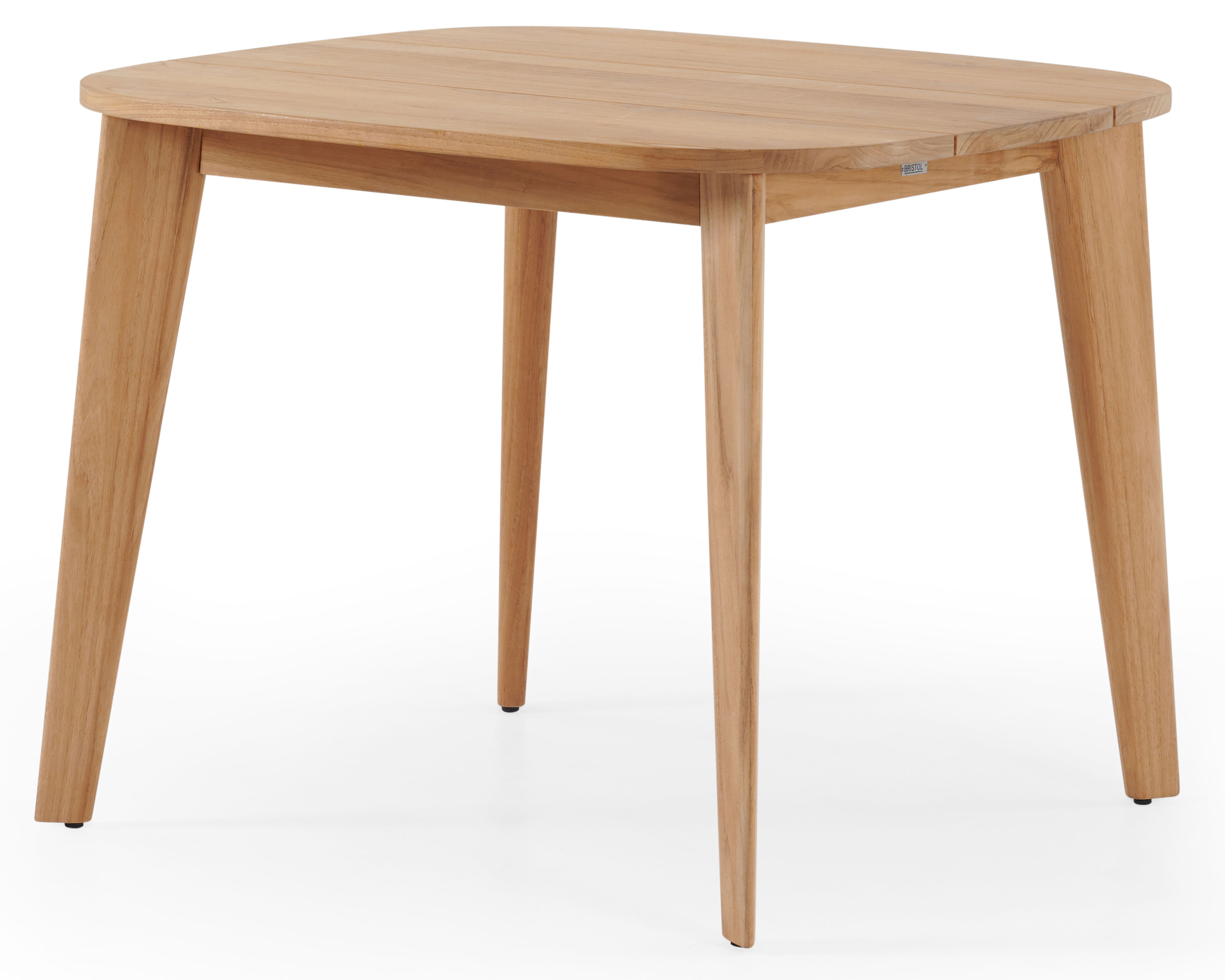 Table de jardin Lacrima en teck - Lg. 95 x Lrg. 95 x Haut. 75 cm