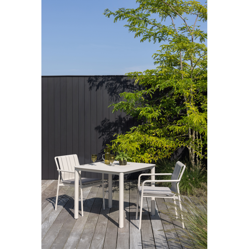 Bolito tuinstoel in beige aluminium