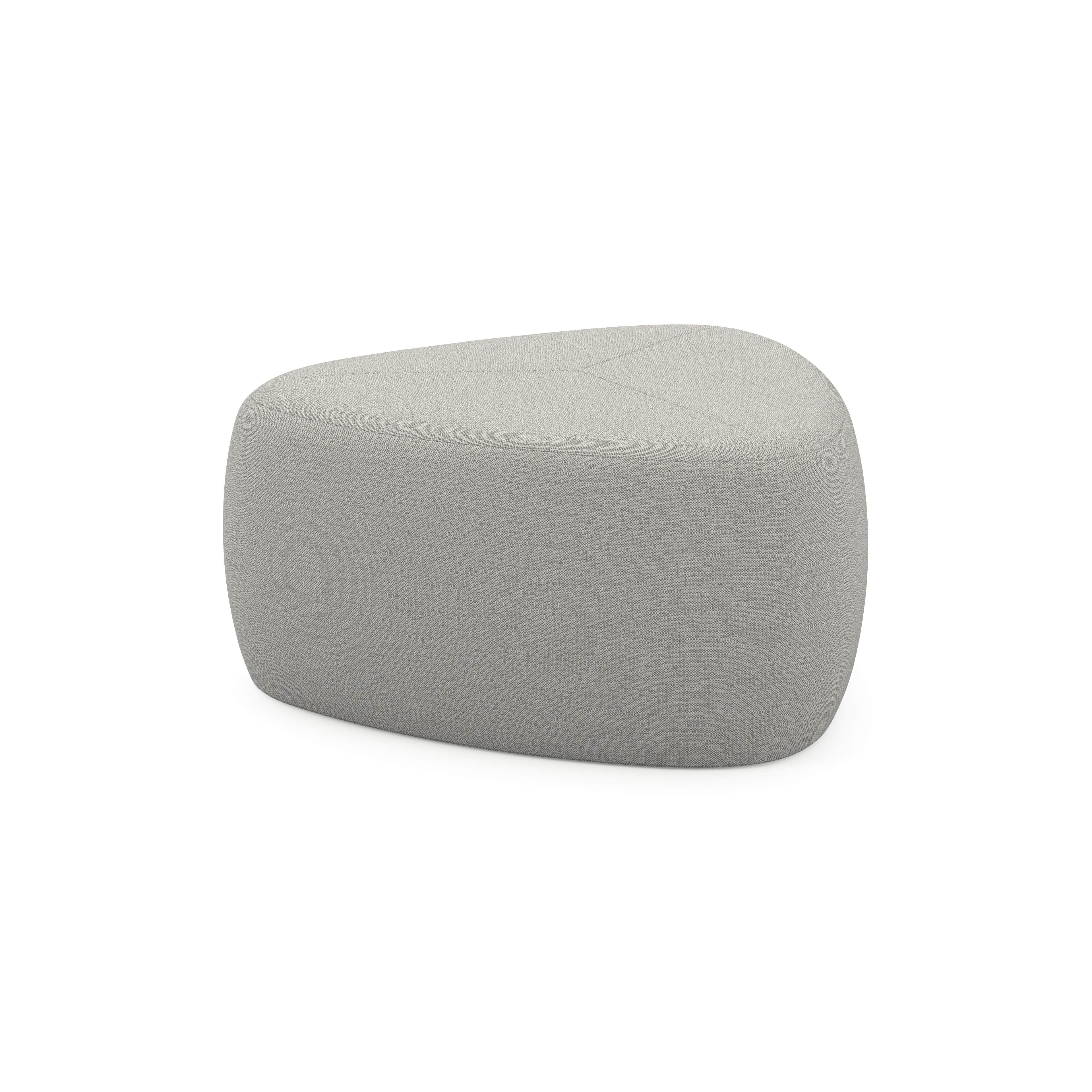 Pouf Masso en sunbrella_luxe savane nimbus - Lg 60 x Prof 60 x H 35 cm