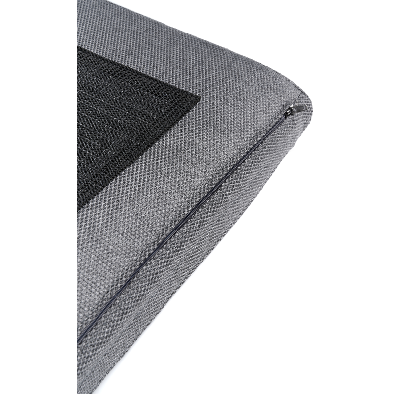 Coussin de chaise Amalfi - Calobra en weather+ softtouch gris