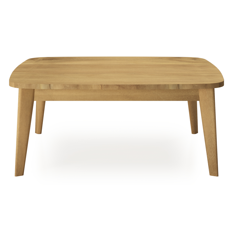 Lacrima loungetafel in teak - L 90 x B 90 x H 37 cm