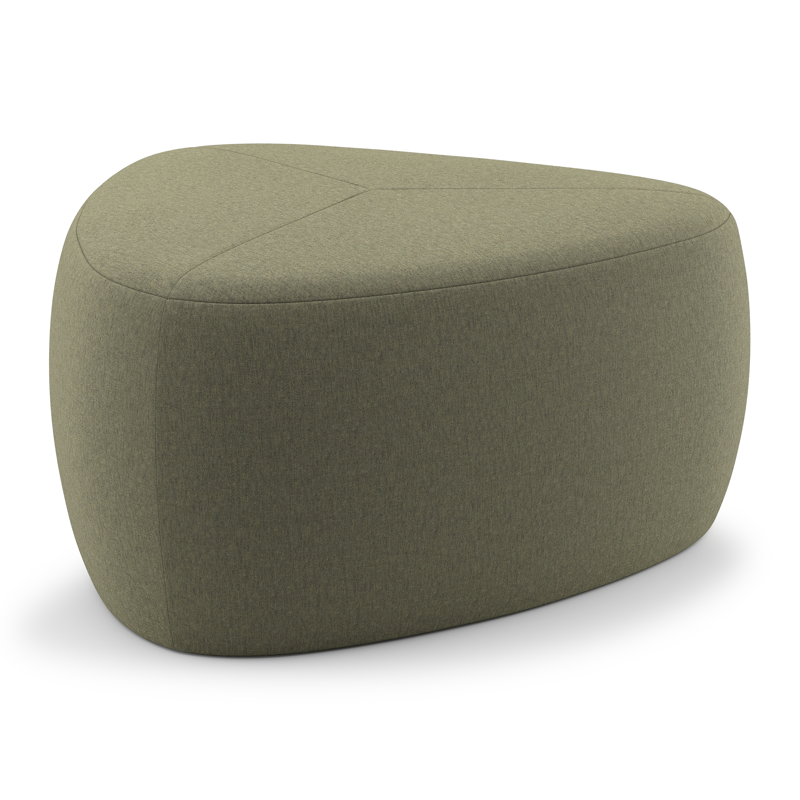 Masso poef in heritage leaf all weather sunbrella® luxe - B 60 x D 60 x H 35 cm