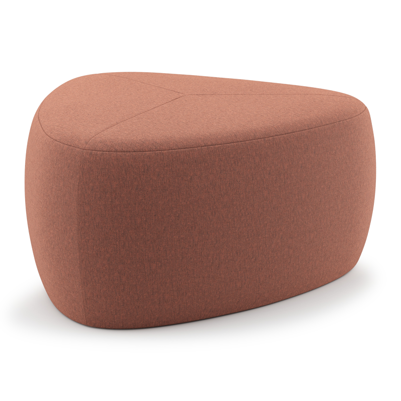 Masso lounge poef in heritage rust all weather sunbrella® luxe - B 60 x D 60 x H 35 cm