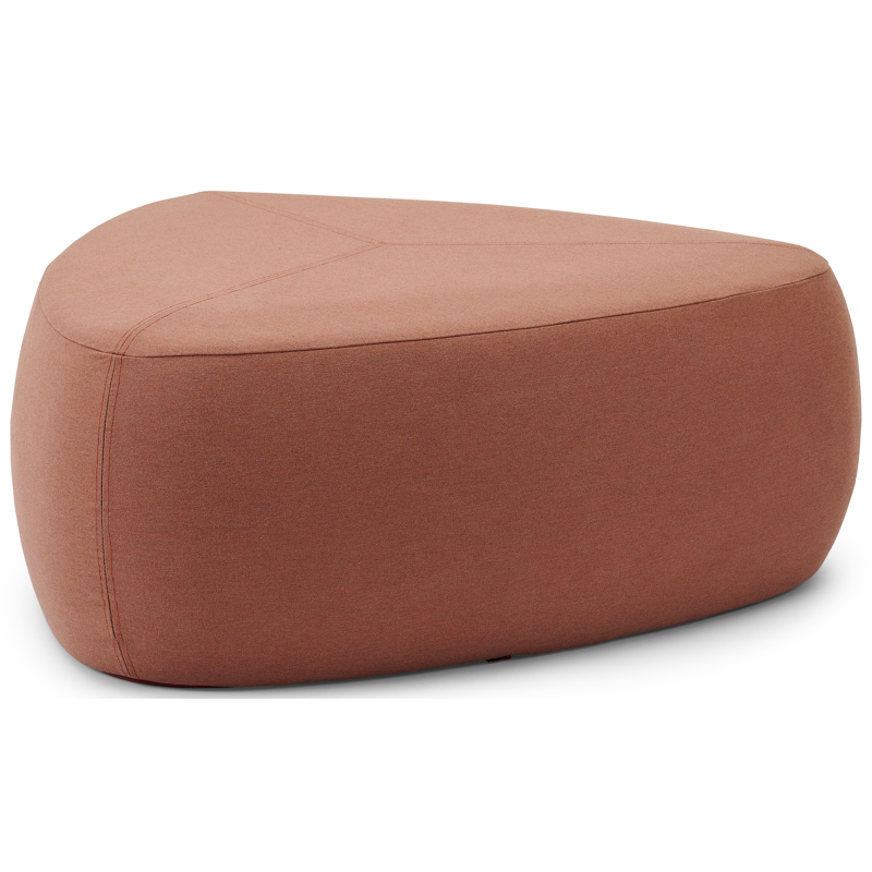 Pouf Masso en heritage rust All weather sunbrella® luxe - Lrg. 90 x Prof. 90 x Haut. 35 cm
