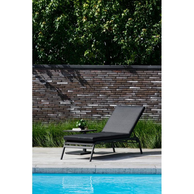 Caravelle/Bari ligbedkussen weather+ textileen zwart