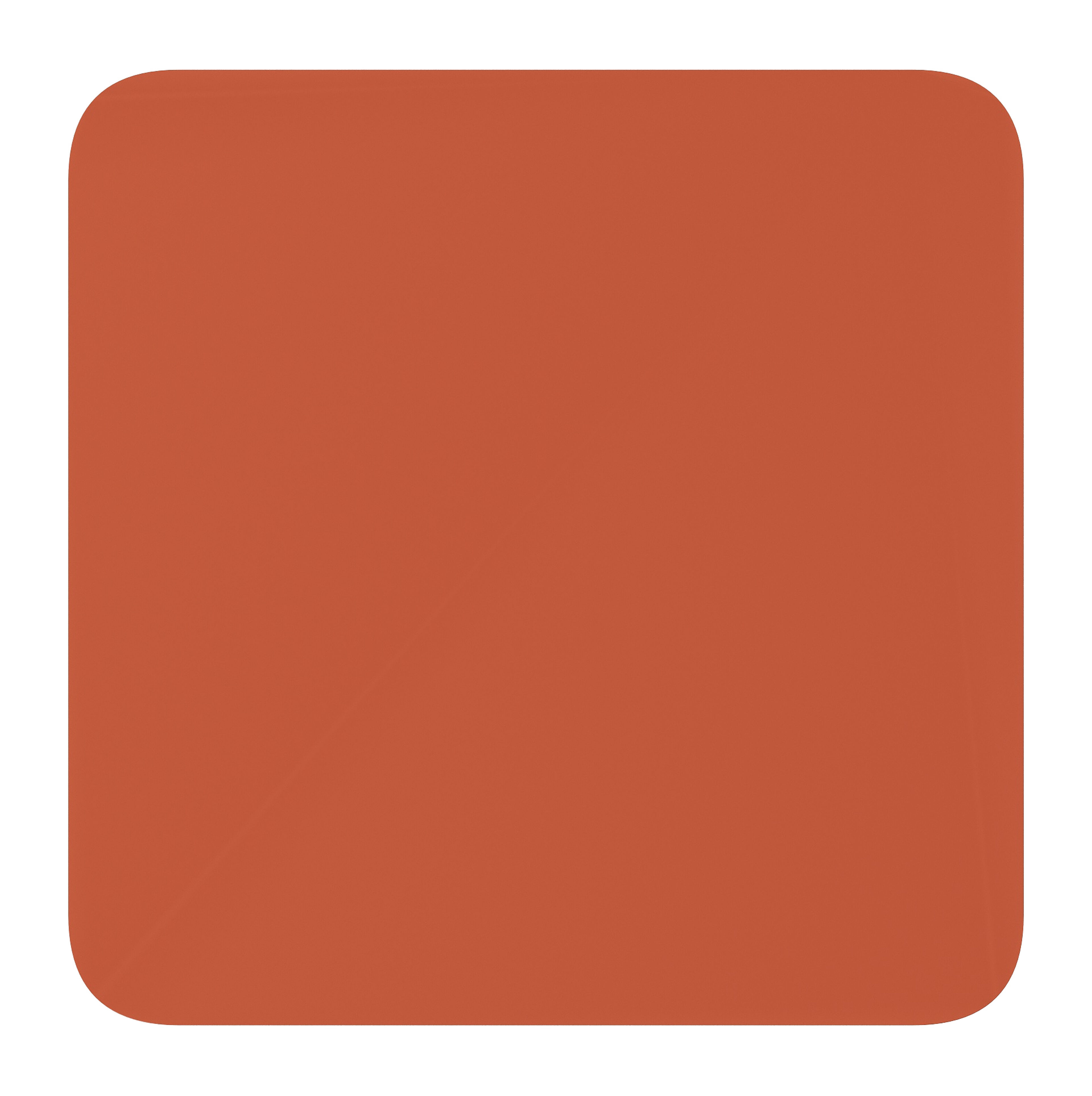 Table de jardin Fano inclinable en aluminium brun rouille - Lg. 80 x Lrg. 80 x Haut. 73 cm