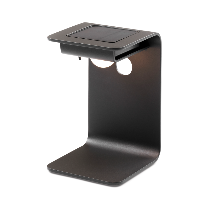 Lumo outdoor ledverlichting - zwart op zonne-energie H24