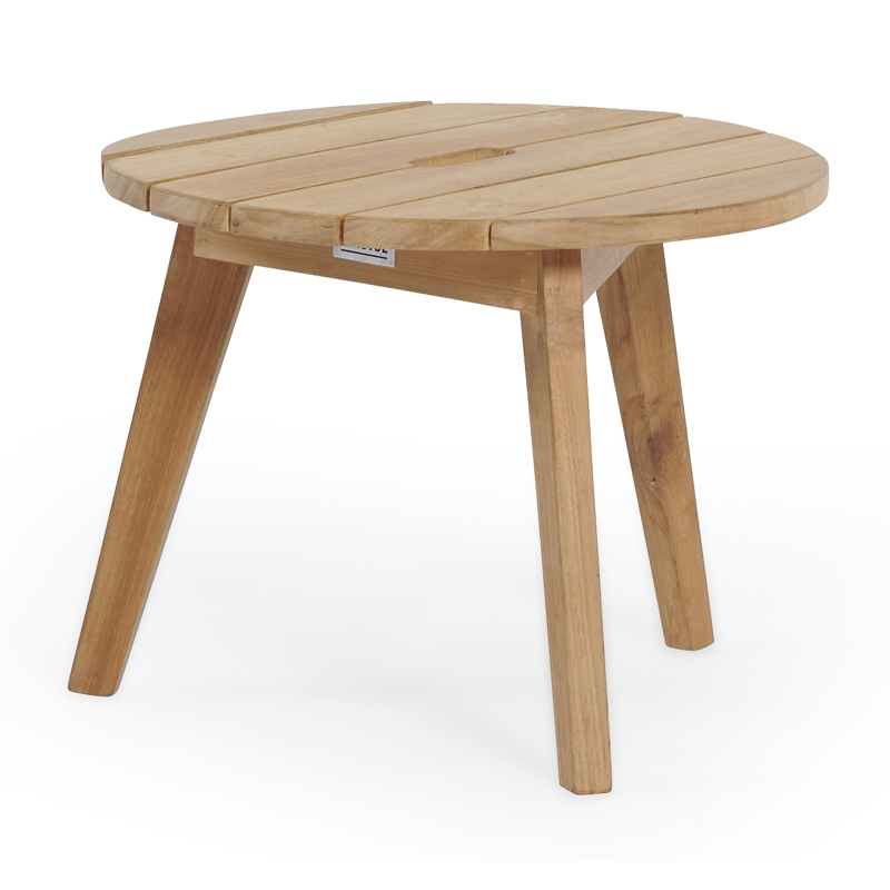 Table d'appoint Cosito en teck - Diam. 45 x Haut. 35 cm