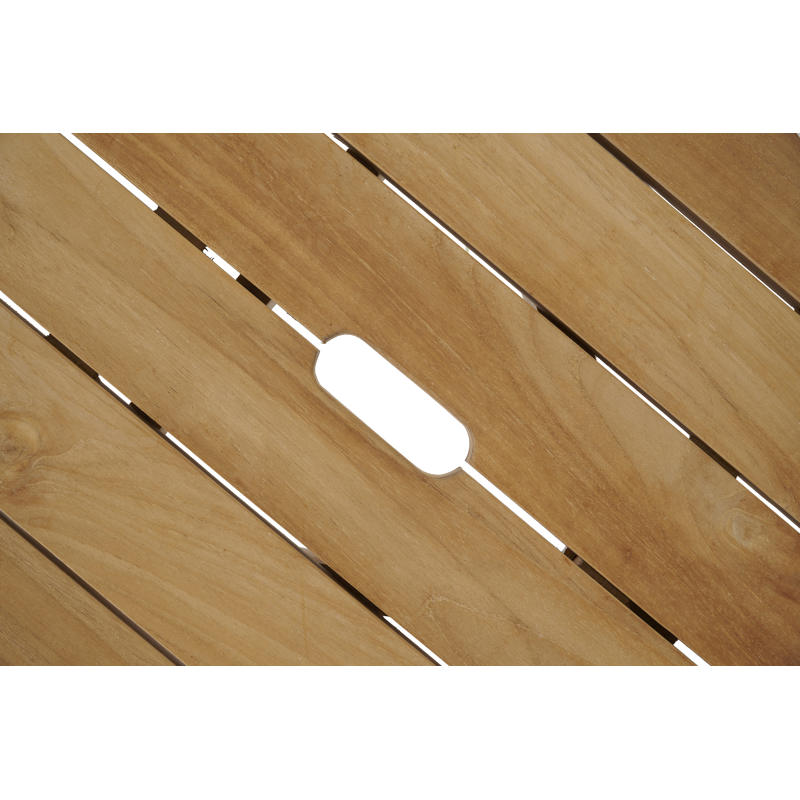 Table d'appoint Cosito en teck - Diam. 45 x Haut. 35 cm