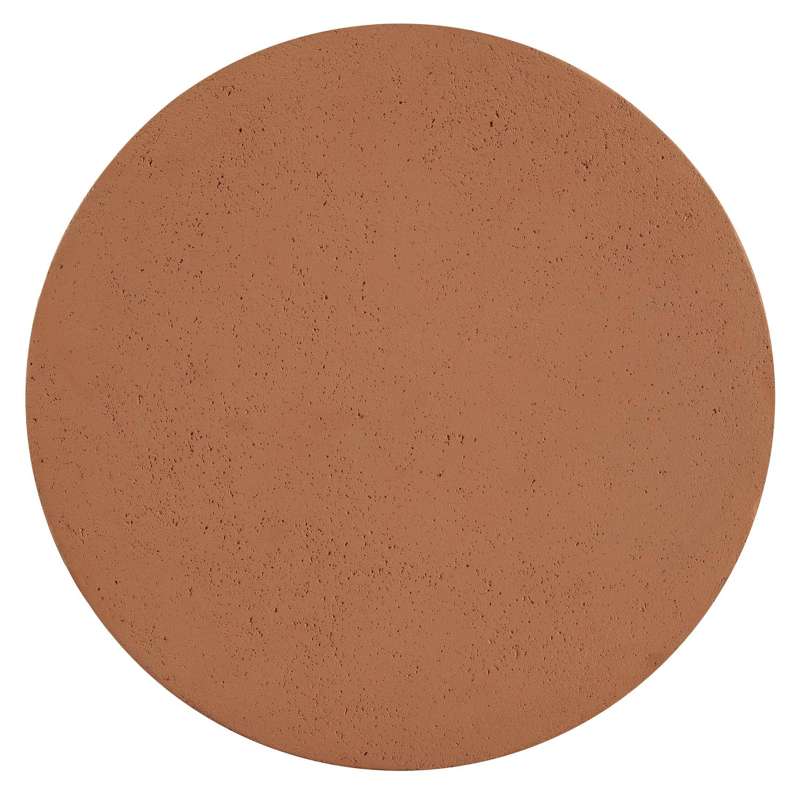 Lomo bijzettafel in roestbruin beton roestbruin - Dia. 50 x H 54 cm