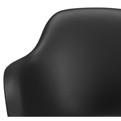 Ensemble de jardin Trente en aluminium noir avec plateau de table en céramique verre gris et 6 chaises de jardin Puglia