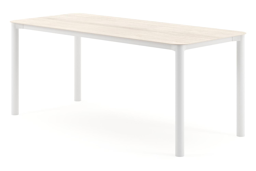 Rechthoekig afgerond - L 200 x B 80 x H 75 cm