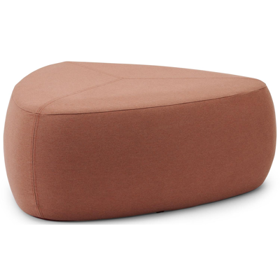 Pouf Masso en heritage rust All weather sunbrella® luxe - Lrg. 90 x Prof. 90 x Haut. 35 cm