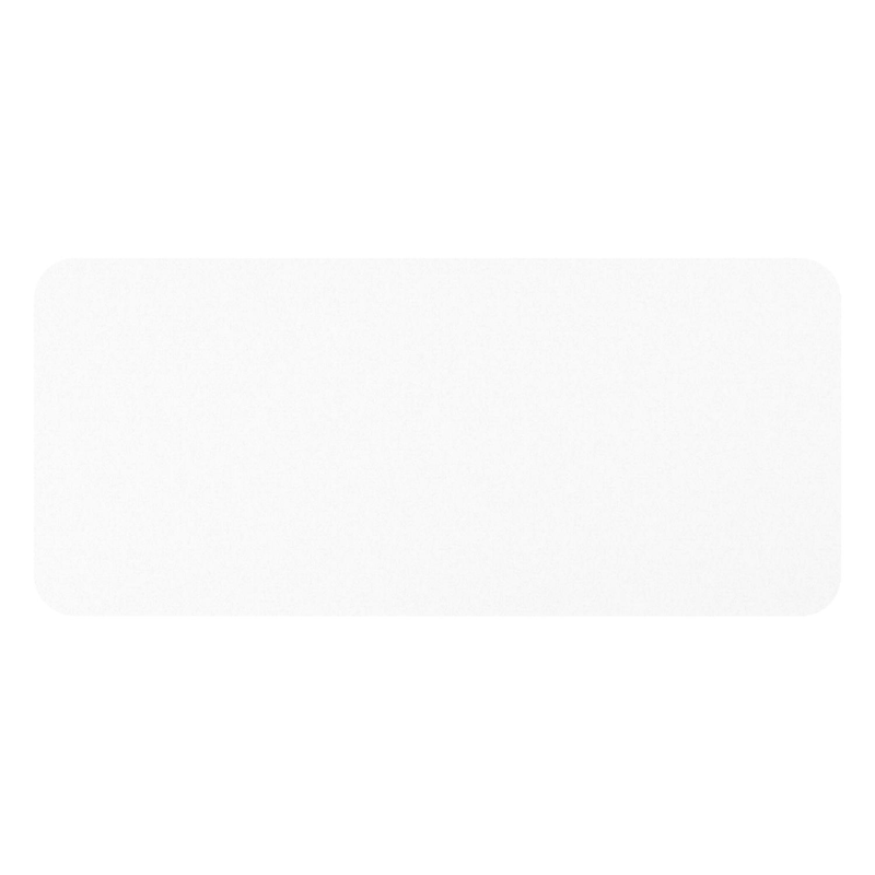 Orso tuintafel rechthoekig afgerond in wit aluminium en volkeramiek Arctic White - L 200 x B 80 x H 74.5 cm