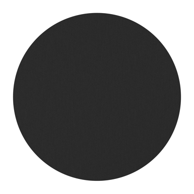 Fano tuintafel rond in beige aluminium en volkeramiek Nero Black - Dia. 110 x H 75 cm