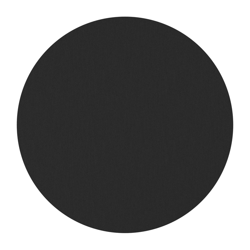 Fano tuintafel rond in beige aluminium en volkeramiek Nero Black - Dia. 110 x H 75 cm