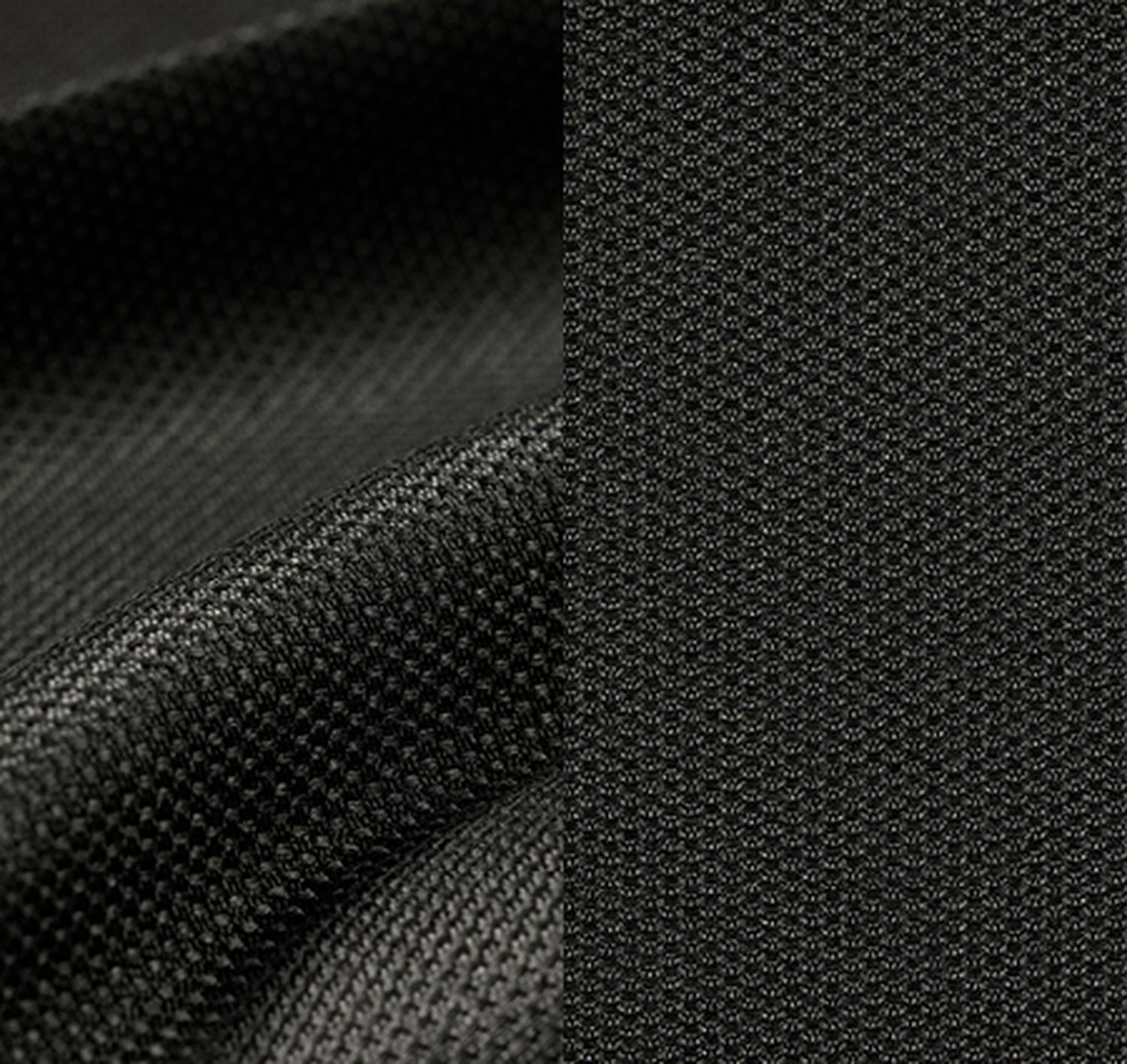 Parasol pendant Avola avec fonction tilt en aluminium noir avec toile de parasol en weather+ softtouch noir - Larg1 300 x Larg2 300 cm (avec pied de parasol)