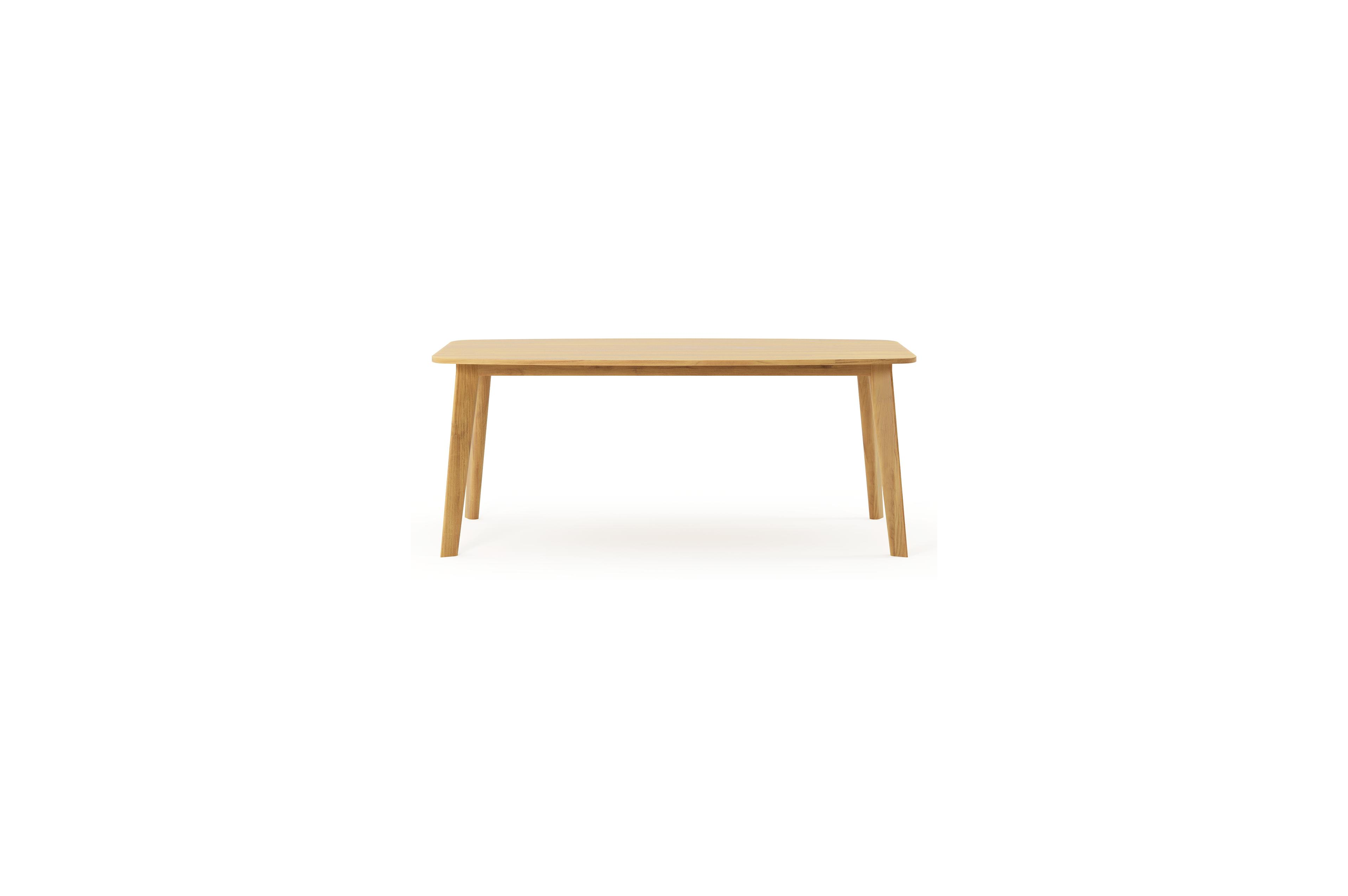Lacrima tuintafel bootvorm in teak - L 180 x B 95 cm