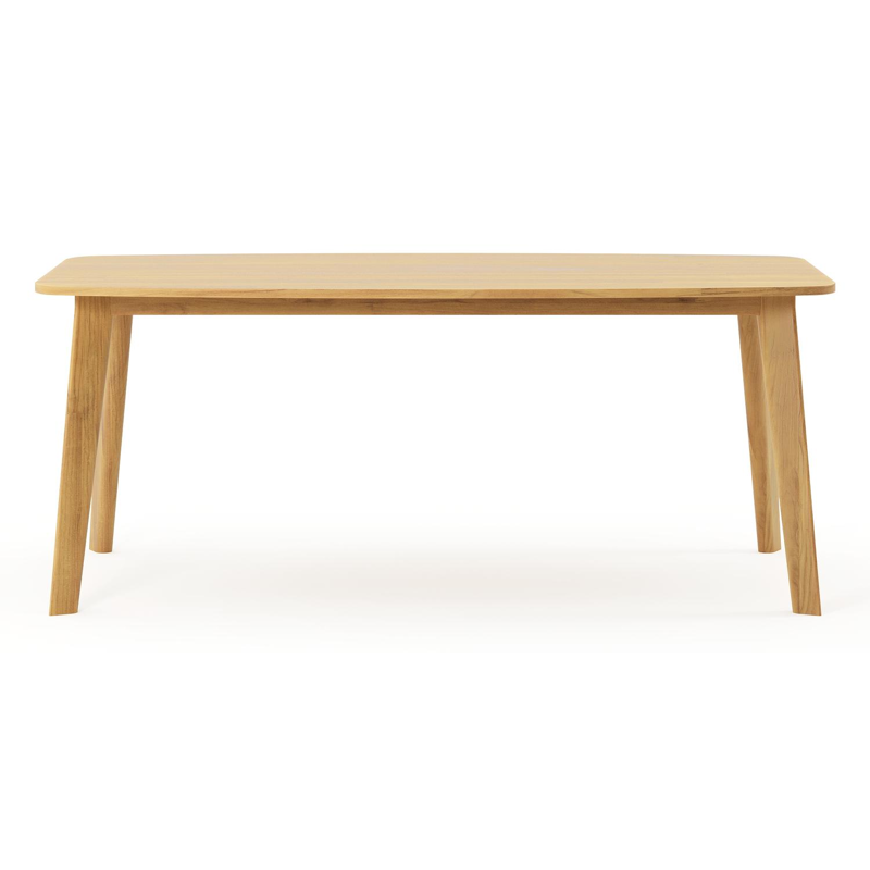 Lacrima tuintafel bootvorm in teak - L 180 x B 95 cm