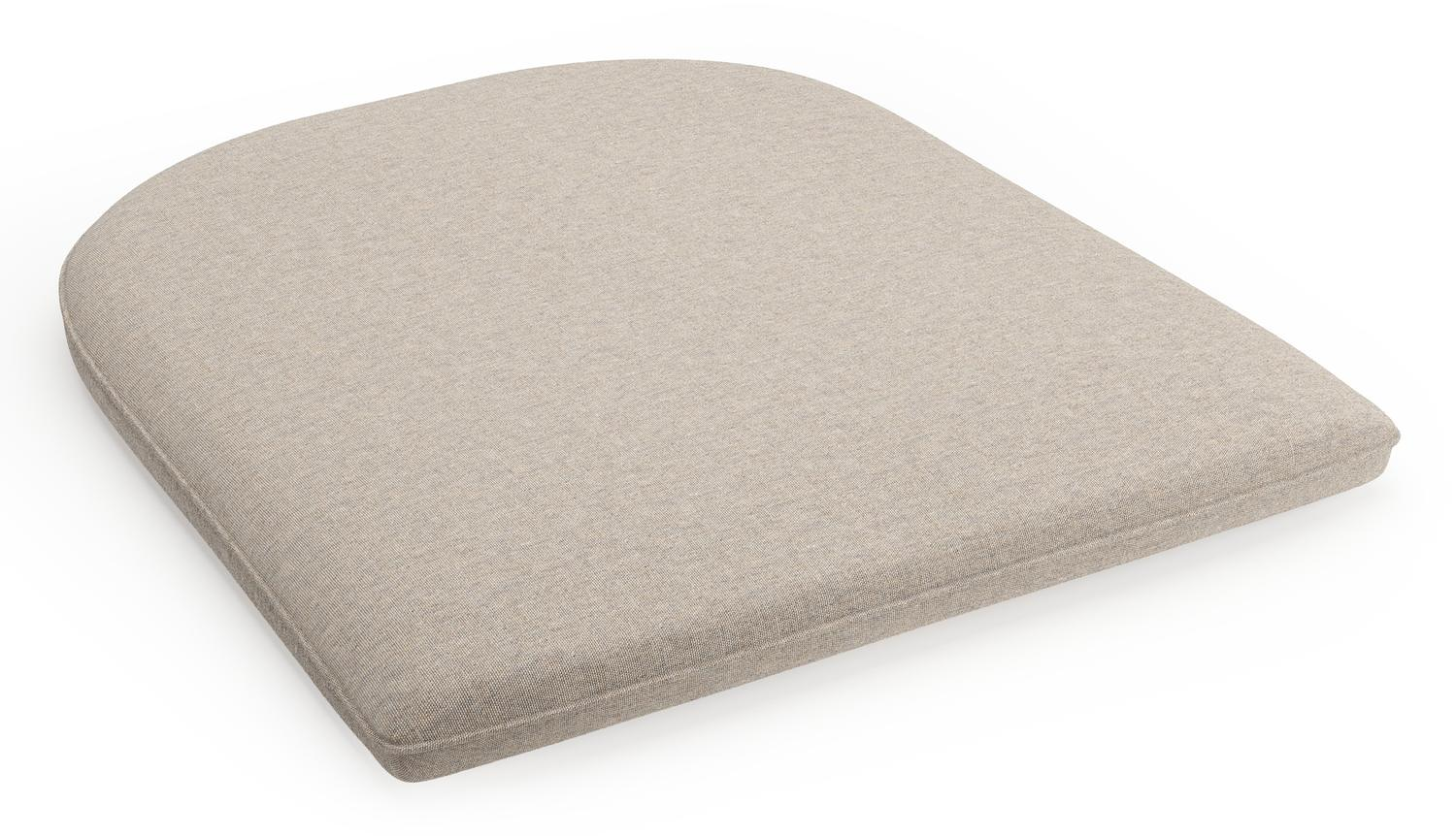 Borgo stoelkussen in all weather sunbrella® luxe heritage ash