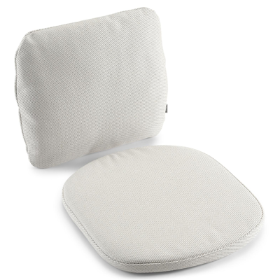 Gardo tuinstoel in teak en beige verticaal geweven ronde rope met kussen in lopi marble all weather sunbrella® luxe