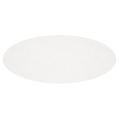 Pamplona tuintafel ovaal in wit aluminium en sintered stone Topo minerale - L 270 x B 120 x H 72 cm