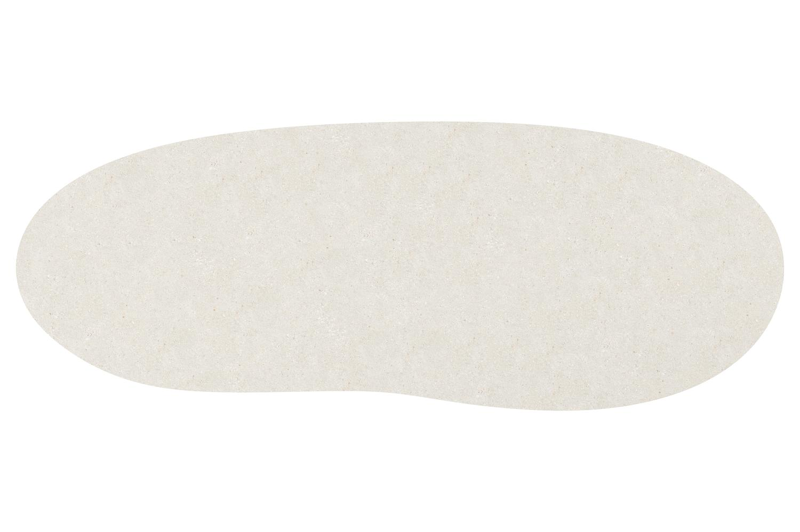 Amico tuintafel organisch in taupe aluminium en volkeramiek Shilin - L 320 x B 120 x H 73.5 cm