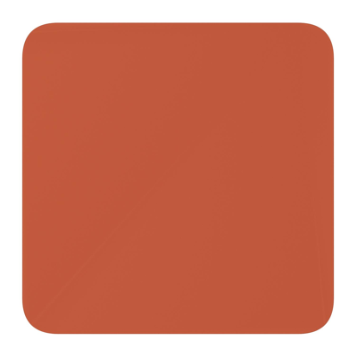 Fano kantelbare tuintafel in roestbruin aluminium - L 80 x B 80 x H 73 cm