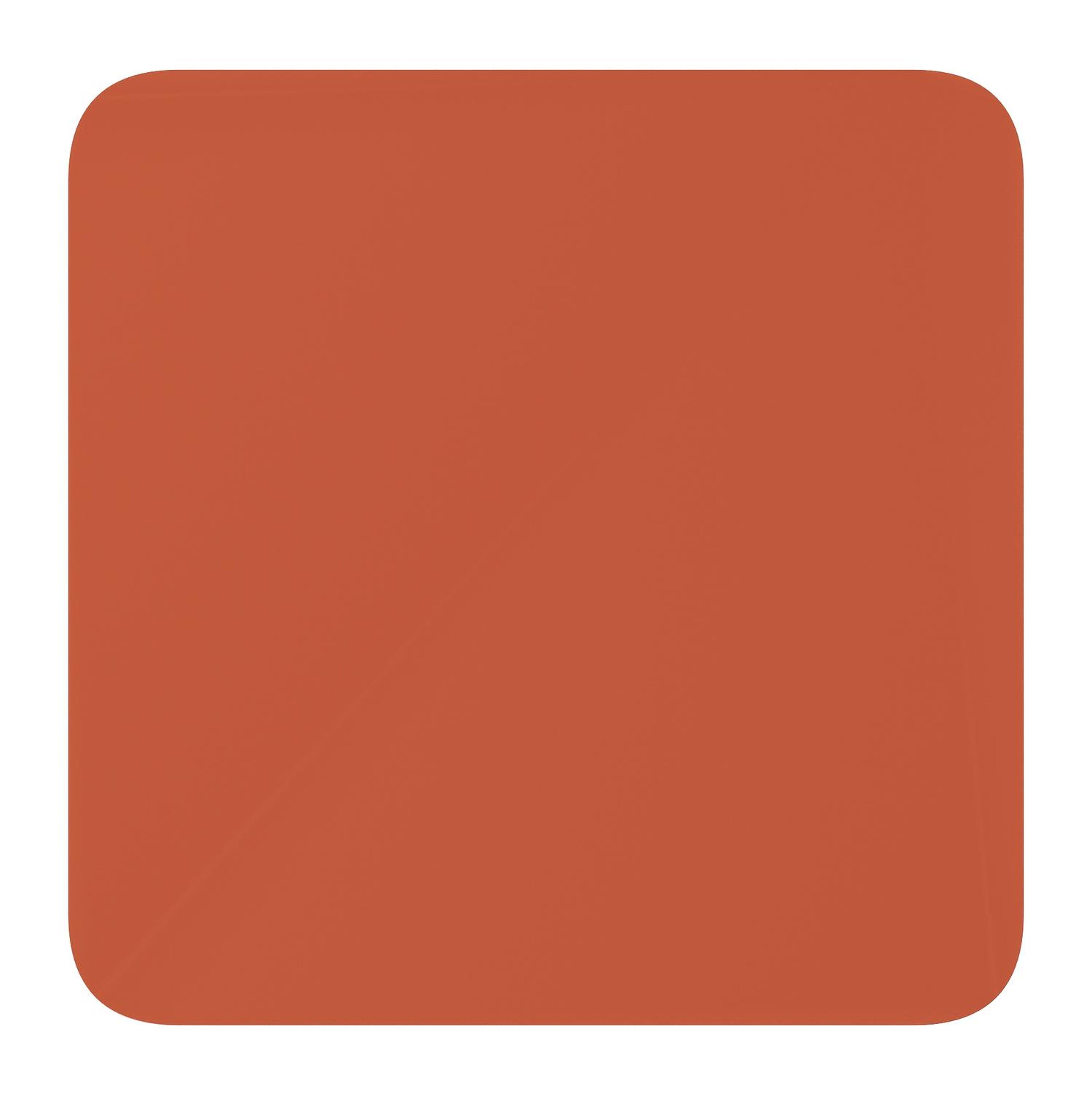 Fano kantelbare tuintafel in roestbruin aluminium - L 80 x B 80 x H 73 cm