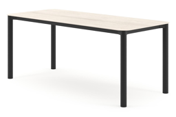 Rechthoekig afgerond - L 200 x B 80 x H 75 cm