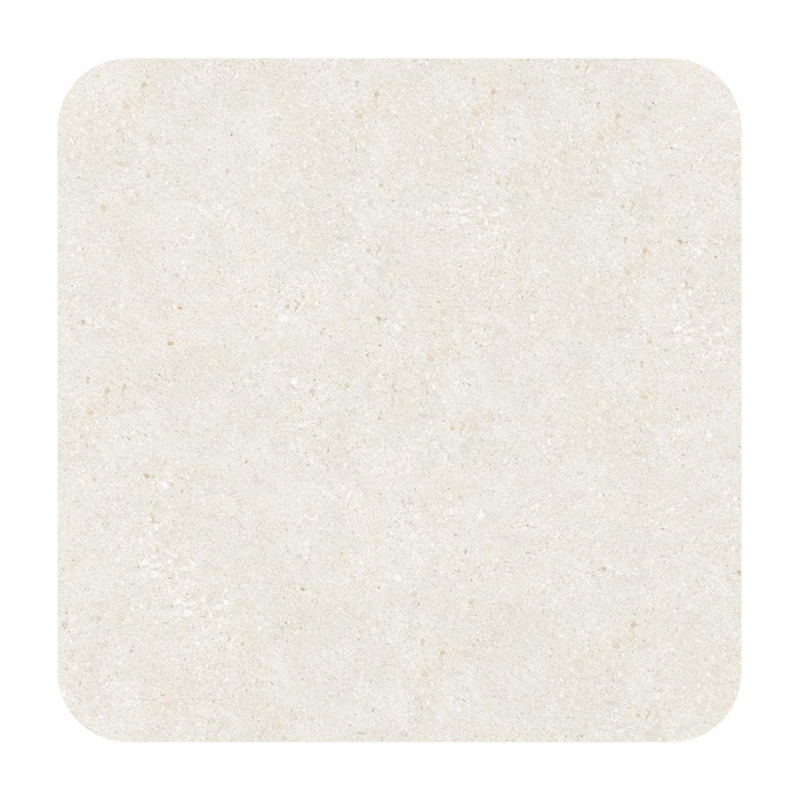 Orso tuintafel rechthoekig afgerond in zwart aluminium en volkeramiek Shilin - L 90 x B 90 x H 74.5 cm