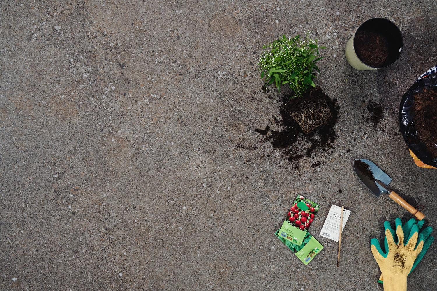 Table de jardin Organo organique en aluminium noir et céramique Wulong Lg. 280 x Lrg. 120 x Haut. 74 cm